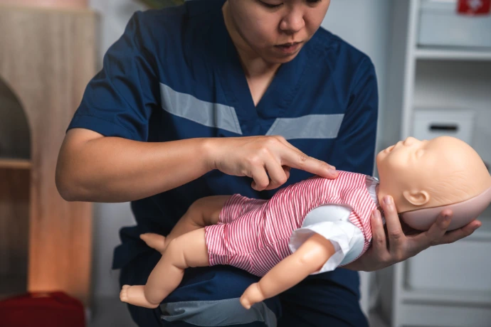 Geblokkeerde luchtweg lind